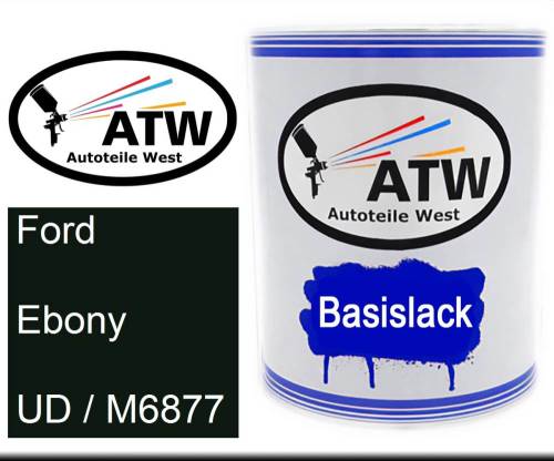 Ford, Ebony, UD / M6877: 1L Lackdose, von ATW Autoteile West.